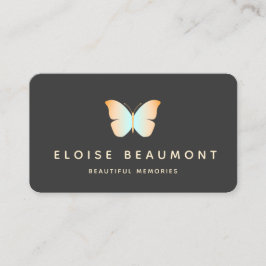 Eleganter Butterfly-Eventplaner Visitenkarte