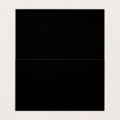 Eleganter Butterfly Glitzer Orange Black Visitenkarten (Innenseite Aufgefaltet)