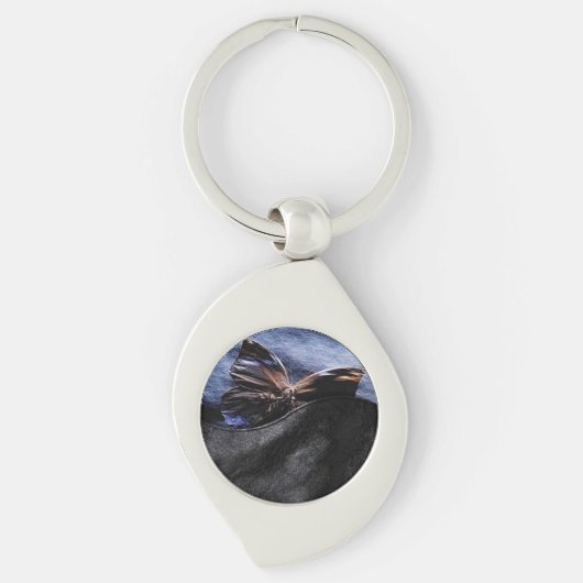 Eleganter Butterfly Schlüsselanhänger (Vorderseite)