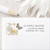 Eleganter Butterfly Wildblume Abschluss (Insitu)