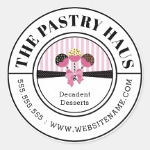 Eleganter Cake Pops Kurveller Text