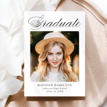 Eleganter Calligrafy Foto Abschluss