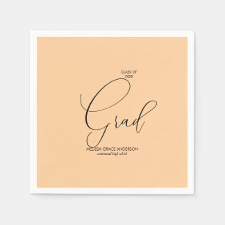 Eleganter Calligrafy Script-Abschluss Serviette