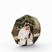 Eleganter Calligraphie-L-O-V-E-Foto-Block Fotoblock (Links)