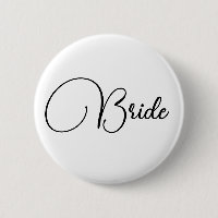 Eleganter Calligraphy Bride Junggeselinnen-Abschie