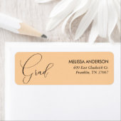 Eleganter Calligraphy Trendy Abschluss (Insitu)