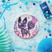 Eleganter Cartoon Fox Babydusche Pappteller (Party)