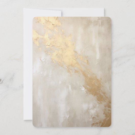 Eleganter Champagne Brunch Muttertag Einladung (Rückseite)