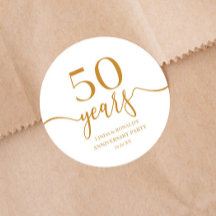 Eleganter Champagner 50. Hochzeitstag