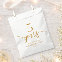 Eleganter Champagner 5. Hochzeitstag