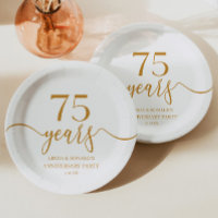 Eleganter Champagner 75. Hochzeitstag