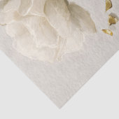 Eleganter Champagner Toast mit weißen Rosen Seidenpapier (Ausschnitt)