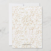 Eleganter Champagner und Balloons Geburtstag Einladung (Rückseite)