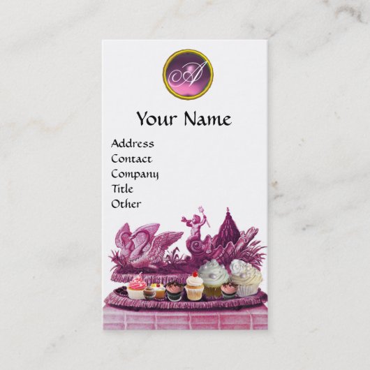 ELEGANTER CHARIOT VON SCHWANKEN MIT KUPPEN UND PAS VISITENKARTE (Vorderseite)