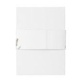 Eleganter Charm Garden Wedding Invitation Bly Band (Rückseitenbeispiel)
