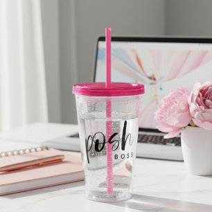 Eleganter Chef Personalisiert Acryltrinkbecher
