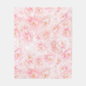 Eleganter Cherry Blossom Muster Design Sherpa Blan Fleecedecke (Vorderseite)