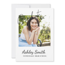 Eleganter Chic Abschluss Einladung