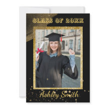 Eleganter Chic Abschluss Einladung