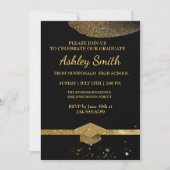 Eleganter Chic Abschluss Einladung (Vorderseite)
