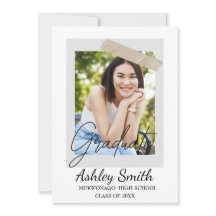 Eleganter Chic Abschluss Einladung