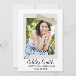 Eleganter Chic Abschluss Einladung