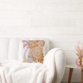 Eleganter Chic Abstrakt Floral Kissen