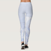 Eleganter Chic Abstrakt florale botanische Legging Leggings (Rückseite)