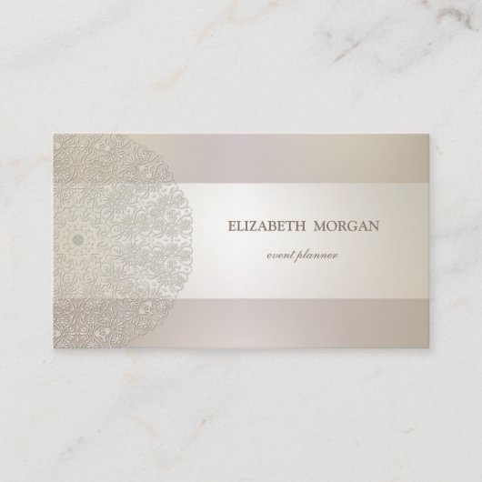 Eleganter Chic Anspruchsvoll, Spitzenklasse Visitenkarte (Vorderseite)