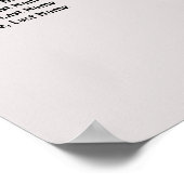 Eleganter Chic borundy Blumen Poster (Ecke)