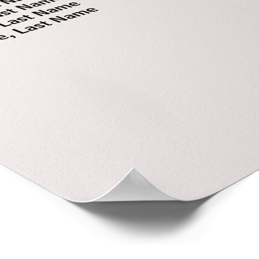 Eleganter Chic borundy Blumen Poster (Ecke)