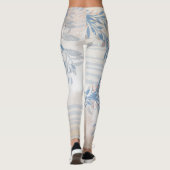 Eleganter Chic Botanical Bird Leggings (Rückseite)