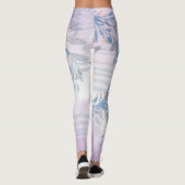 Eleganter Chic Botanical Bird Leggings (Rückseite)