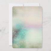 Eleganter Chic , Bride Dress Brautparty Einladung (Rückseite)