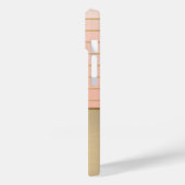 Eleganter Chic Butterfly Gold gestreift Case-Mate iPhone Hülle (Rückseite / Links)