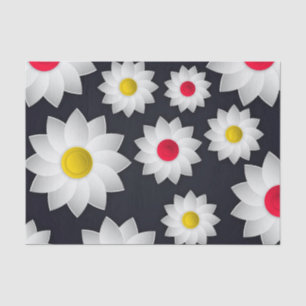 Eleganter Chic Cherry Blossom Sonnenblume Seidenpapier