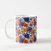 Eleganter Chic Colorful Stilvoll Moderne Rose Kaffeetasse (Links)