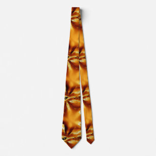 Eleganter Chic Copper Gold Weihnachtsstar Krawatte