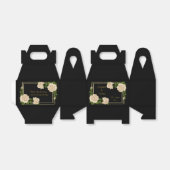 Eleganter Chic Corner Ivory Rose Bouquets Wedding Geschenkschachtel (Ungefaltet)