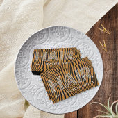 Eleganter Chic Diamond Gold Haar Dresser Friseurin Visitenkarte