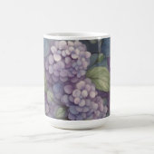 Eleganter, chic dusty lila boho Aquarellblume Kaffeetasse (Mittel)