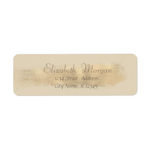 Eleganter Chic  Einfach,falscher Goldpinselstrich