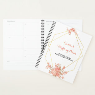 Eleganter chic Geometric Modern Wedding Planer