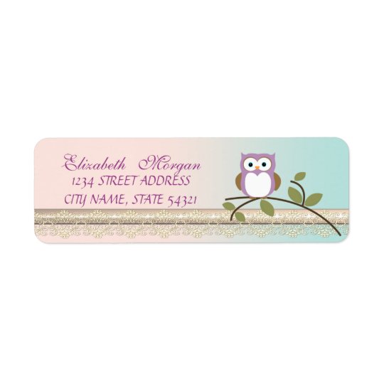 Eleganter Chic-Girly niedliches, Eule