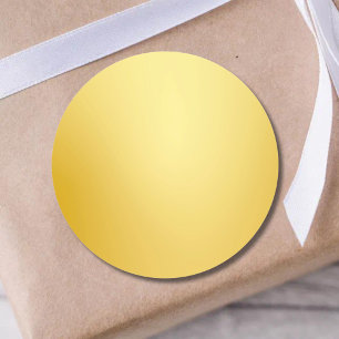 Eleganter Chic Glamour Imitats - Blankovorlage Runder Aufkleber