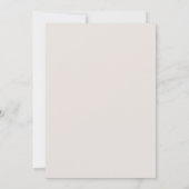 Eleganter Chic Glitter & Neutrales Event Einladung (Rückseite)