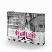 Eleganter Chic Glitzer Abschluss Fotoblock (Rechts)