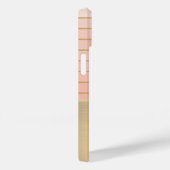 Eleganter Chic Gold gestreift Case-Mate iPhone Hülle (Rückseite / Rechts)