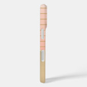 Eleganter Chic Gold Lotus gestreift Case-Mate iPhone Hülle (Rückseite / Rechts)