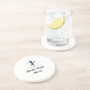 Eleganter Chic Golf-Untersetzer-Geschenk 2026 Getränkeuntersetzer
